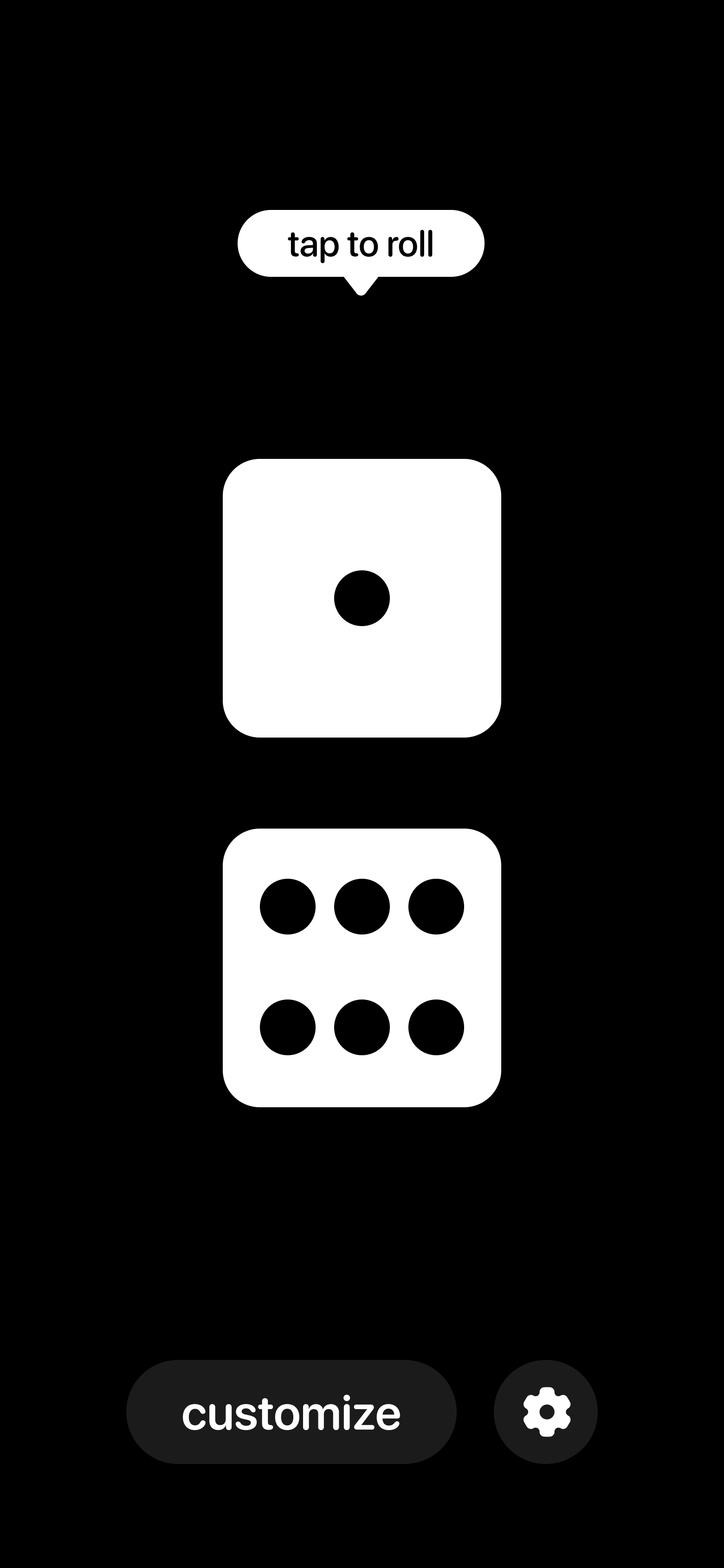 Dicey app screenshot